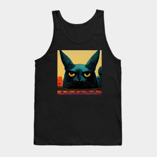 Portrait of a cat Tank Top